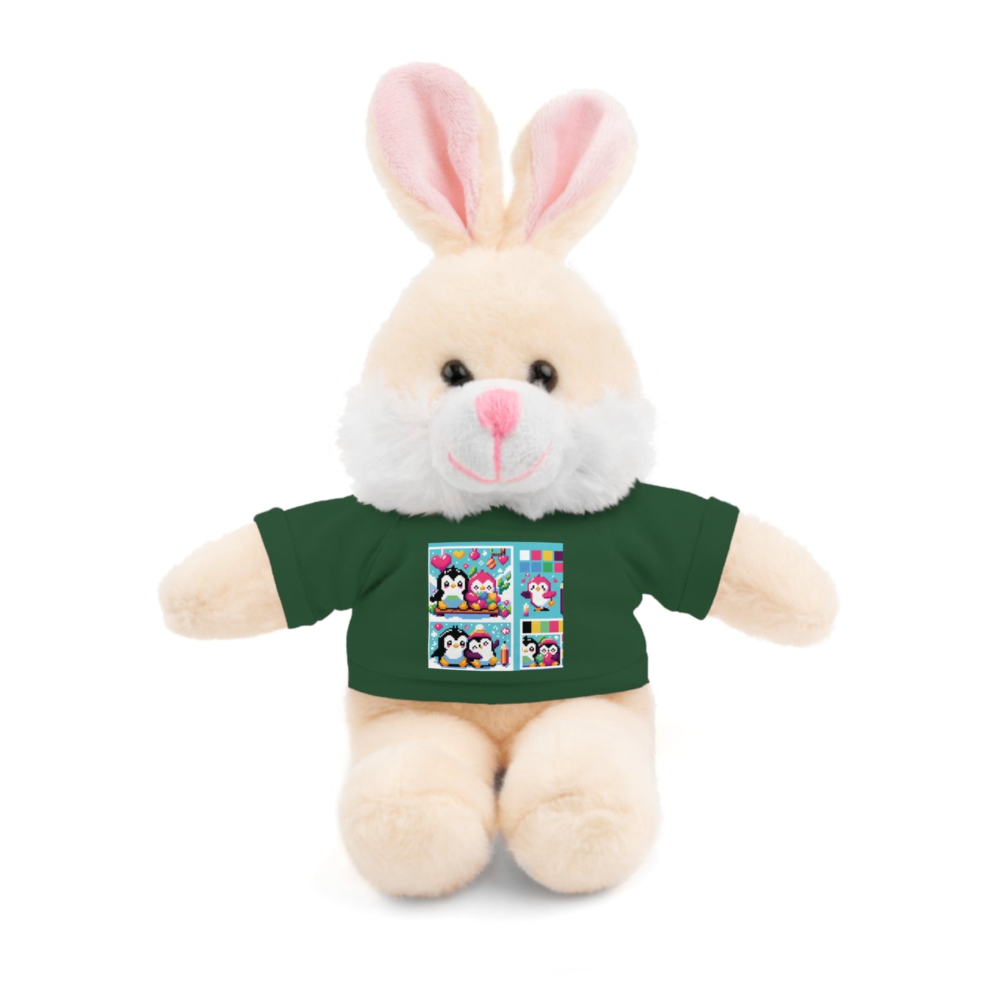 Cute Stuffed Animal with Custom Tee - Perfect Gift for Kids!