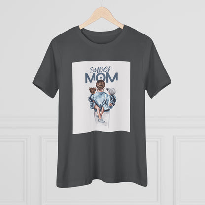 Super Mom Women's Cotton Tee - Perfect Gift for Mother's Day