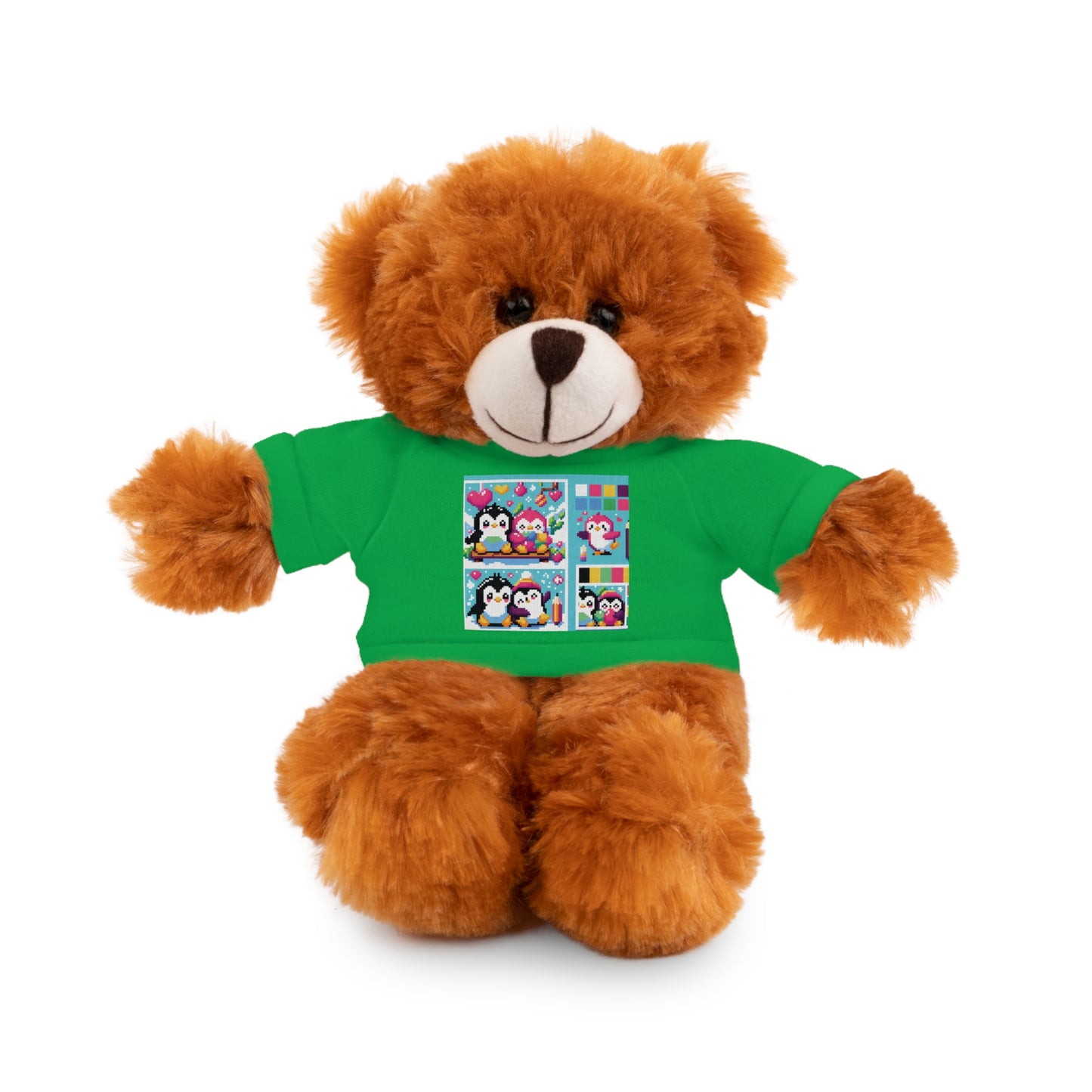 Cute Stuffed Animal with Custom Tee - Perfect Gift for Kids!