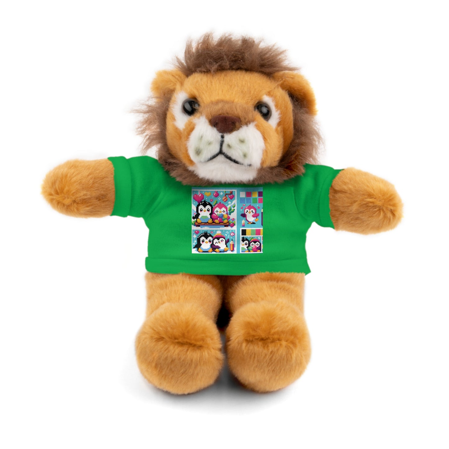 Cute Stuffed Animal with Custom Tee - Perfect Gift for Kids!