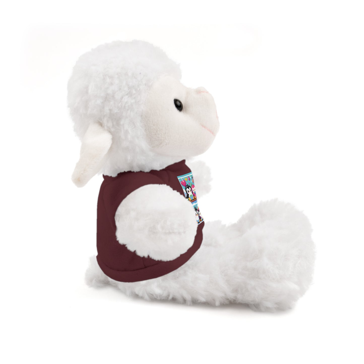 Cute Stuffed Animal with Custom Tee - Perfect Gift for Kids!