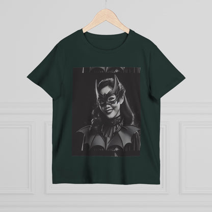 Women’s Black Batgirl Tee - Superhero Graphic T-Shirt for Fans