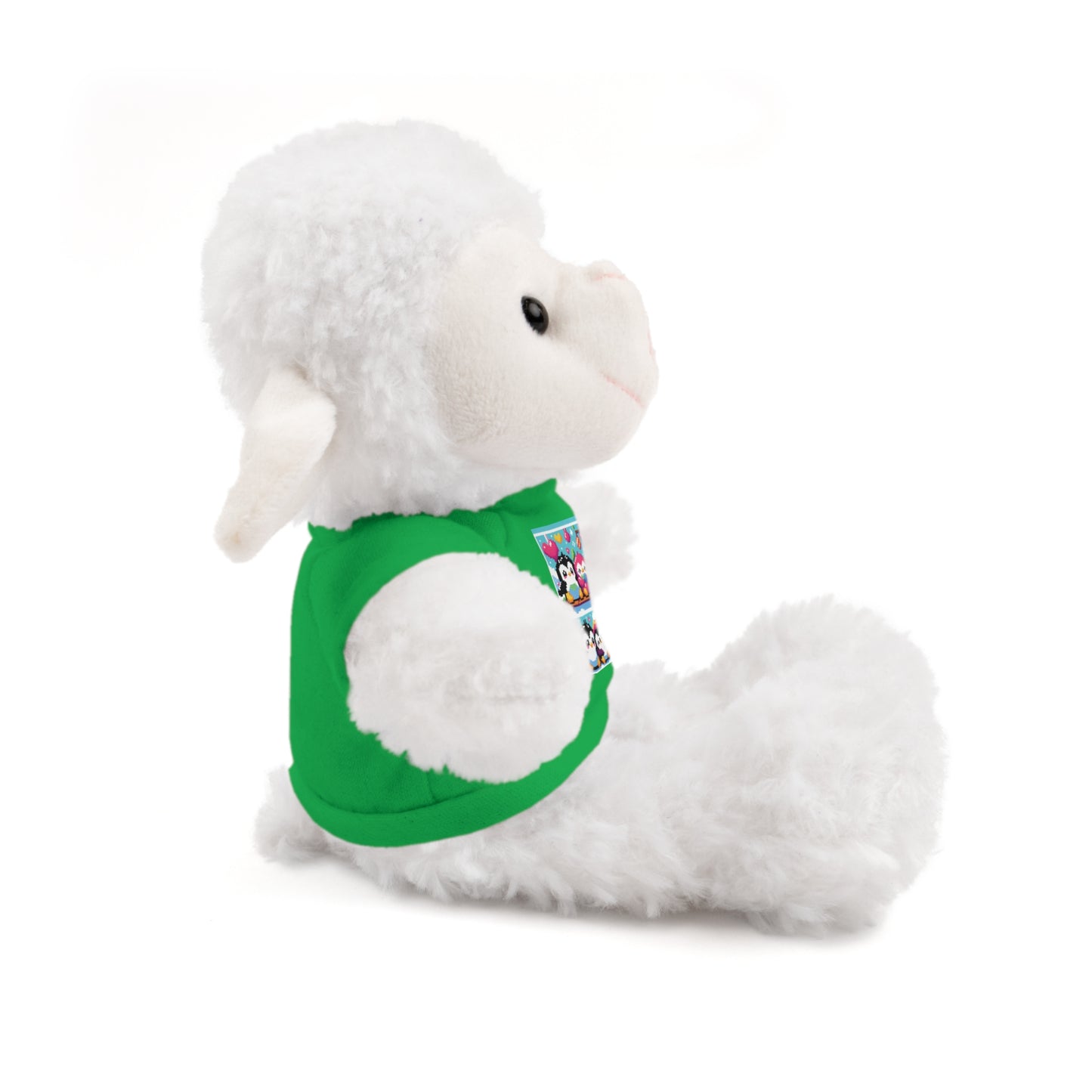 Cute Stuffed Animal with Custom Tee - Perfect Gift for Kids!