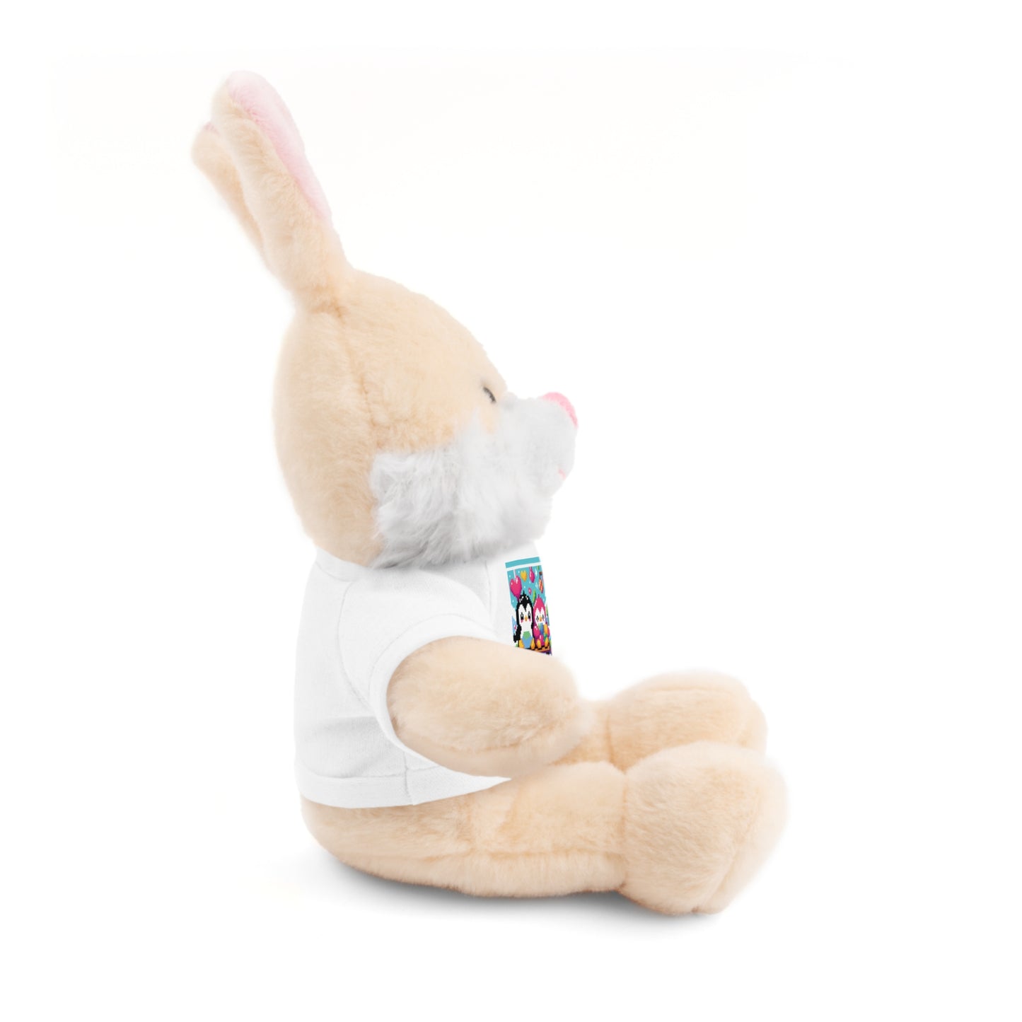Cute Stuffed Animal with Custom Tee - Perfect Gift for Kids!