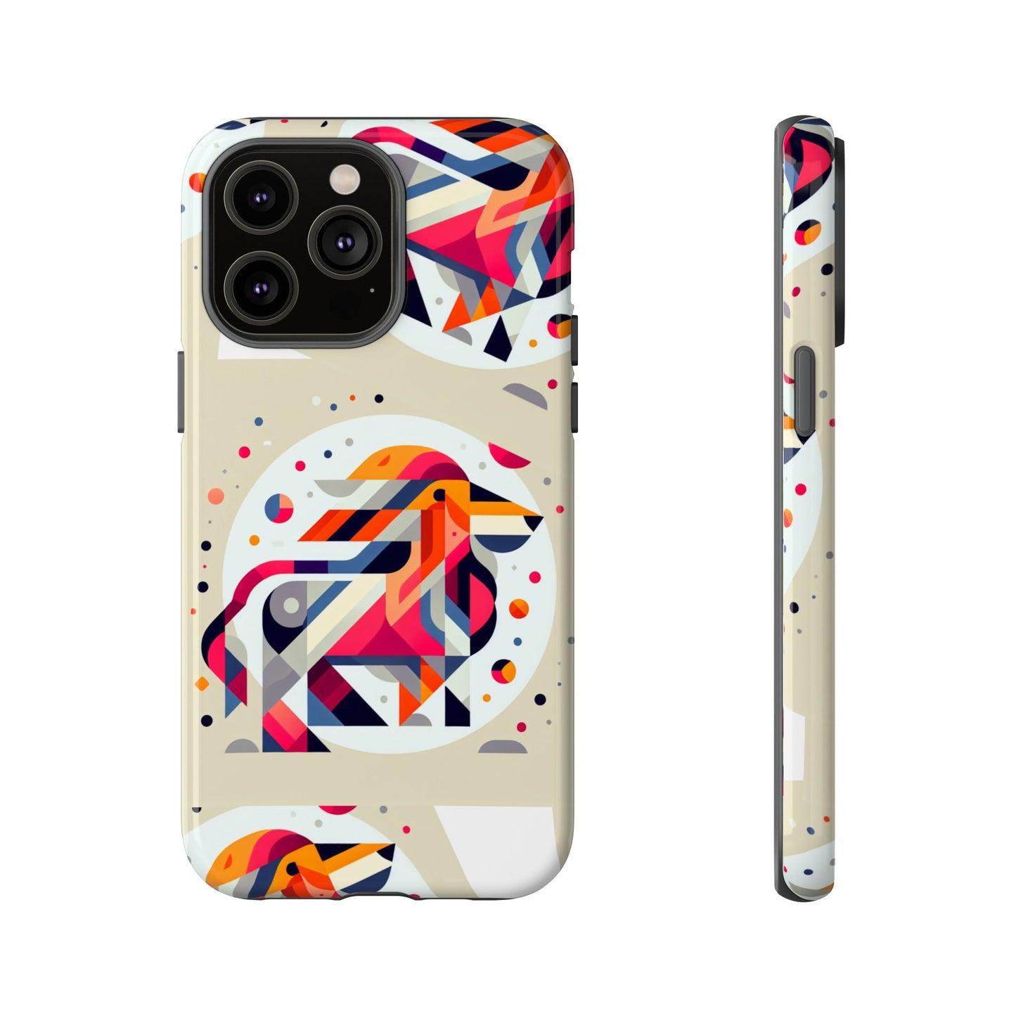 Vibrant Abstract Animal Phone Case - Tough Cases