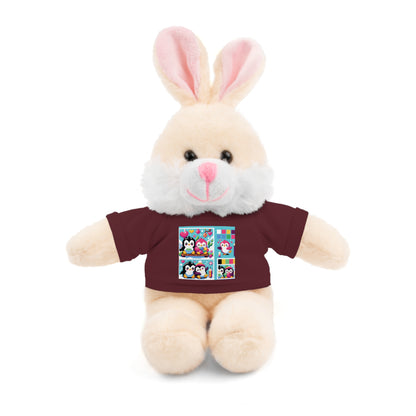 Cute Stuffed Animal with Custom Tee - Perfect Gift for Kids!