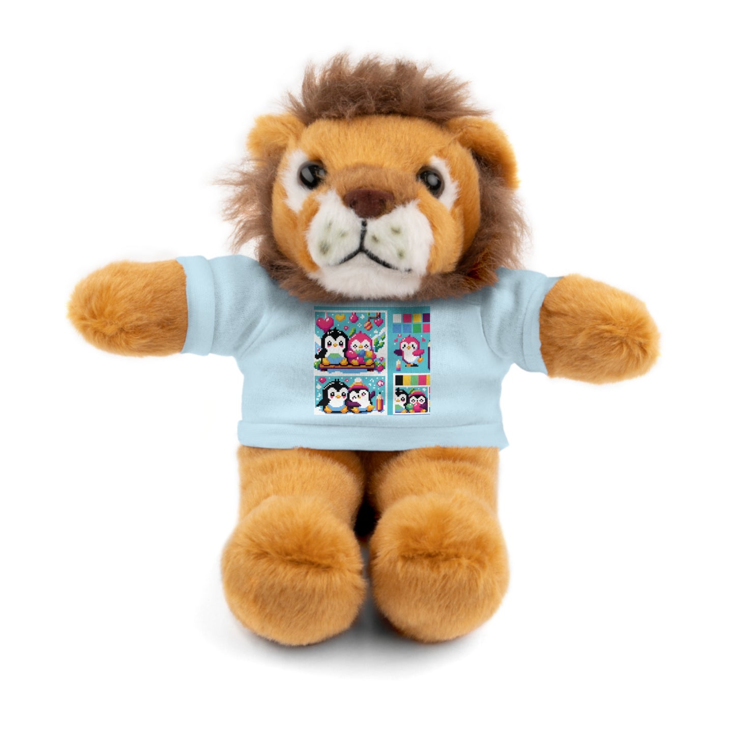 Cute Stuffed Animal with Custom Tee - Perfect Gift for Kids!