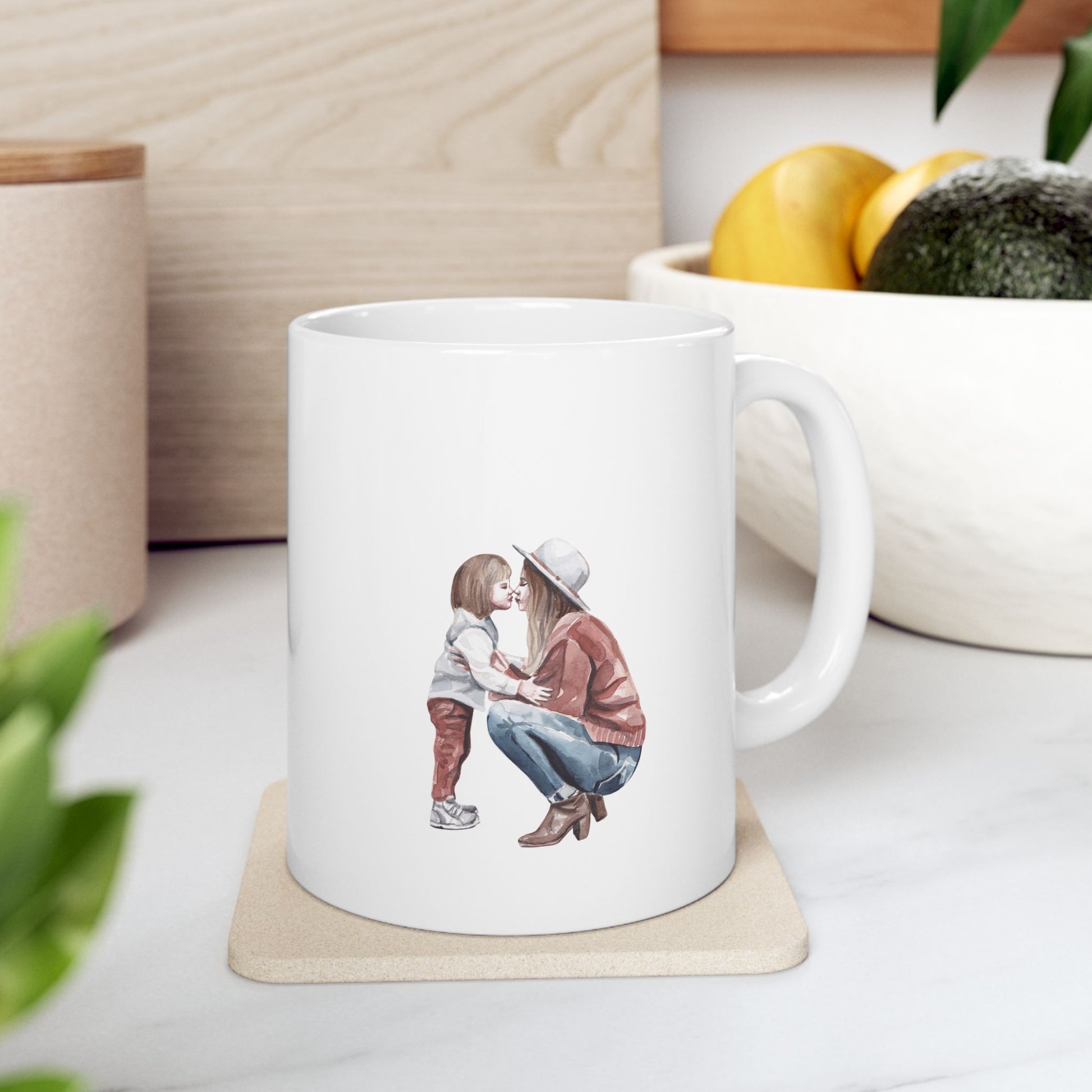 Mug with minimalistic design