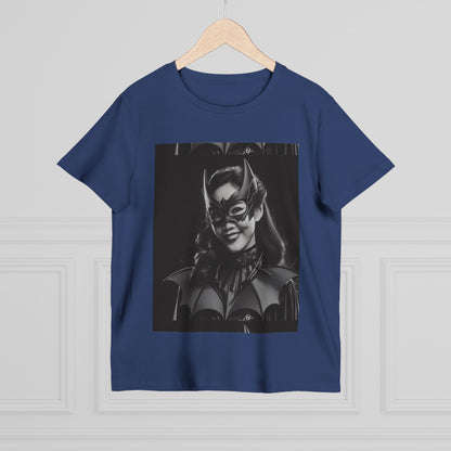 Women’s Black Batgirl Tee - Superhero Graphic T-Shirt for Fans