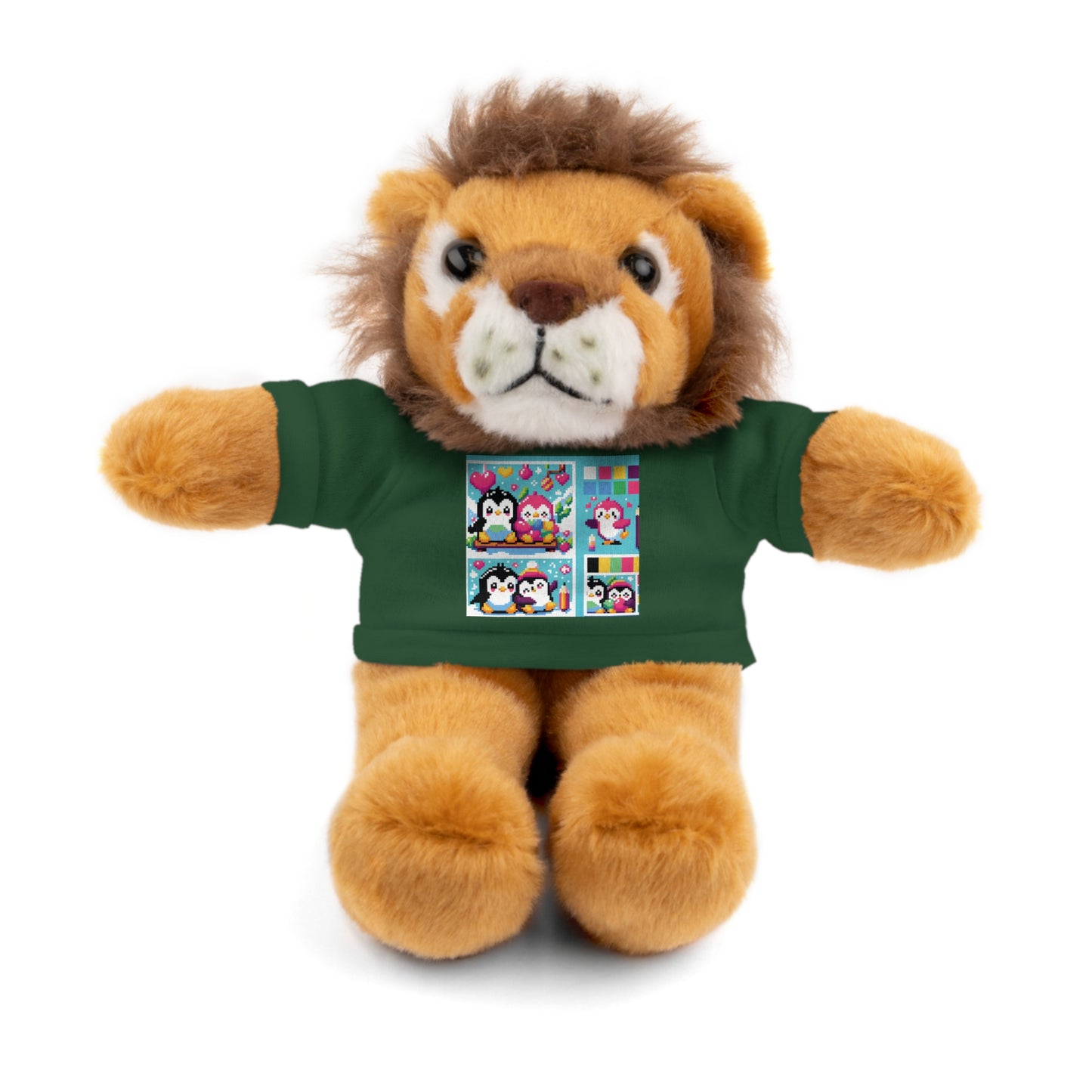 Cute Stuffed Animal with Custom Tee - Perfect Gift for Kids!