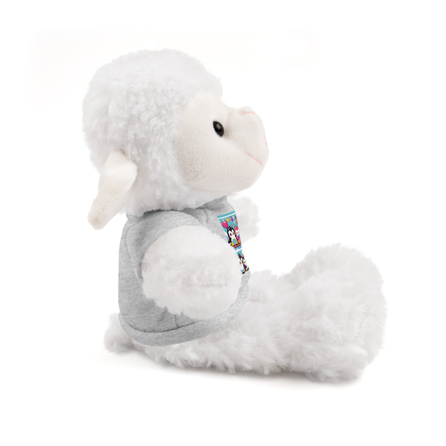 Cute Stuffed Animal with Custom Tee - Perfect Gift for Kids!