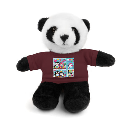 Cute Stuffed Animal with Custom Tee - Perfect Gift for Kids!