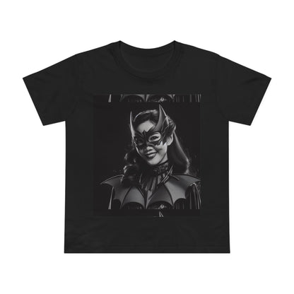Women’s Black Batgirl Tee - Superhero Graphic T-Shirt for Fans