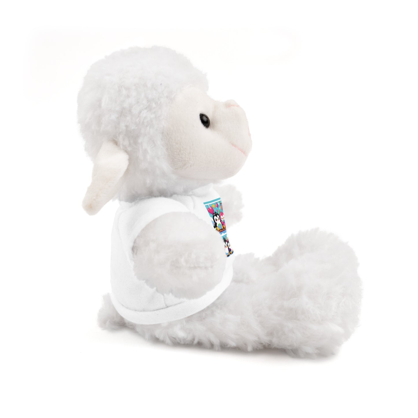 Cute Stuffed Animal with Custom Tee - Perfect Gift for Kids!