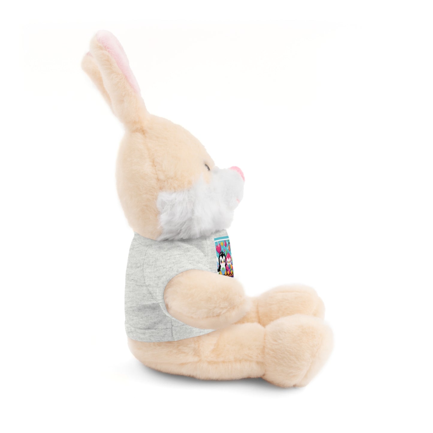 Cute Stuffed Animal with Custom Tee - Perfect Gift for Kids!
