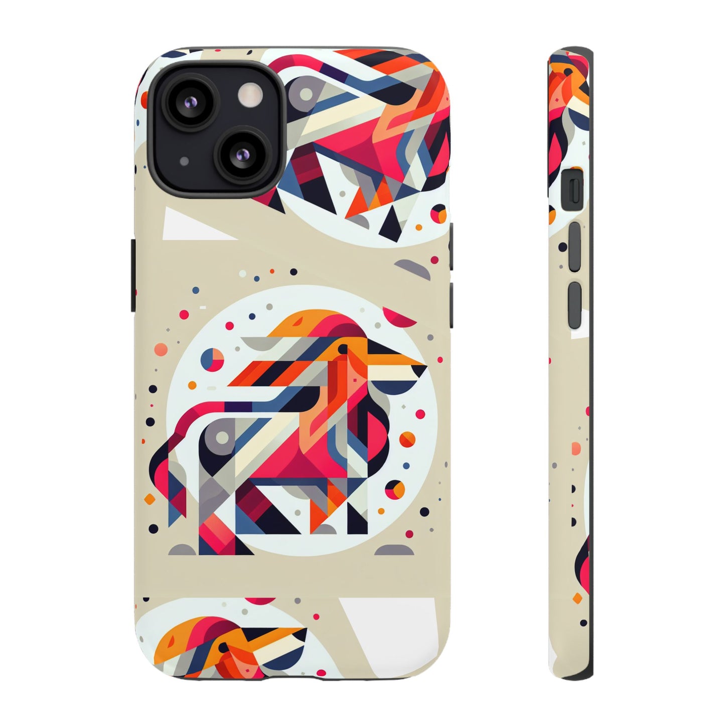 Vibrant Abstract Animal Phone Case - Tough Cases