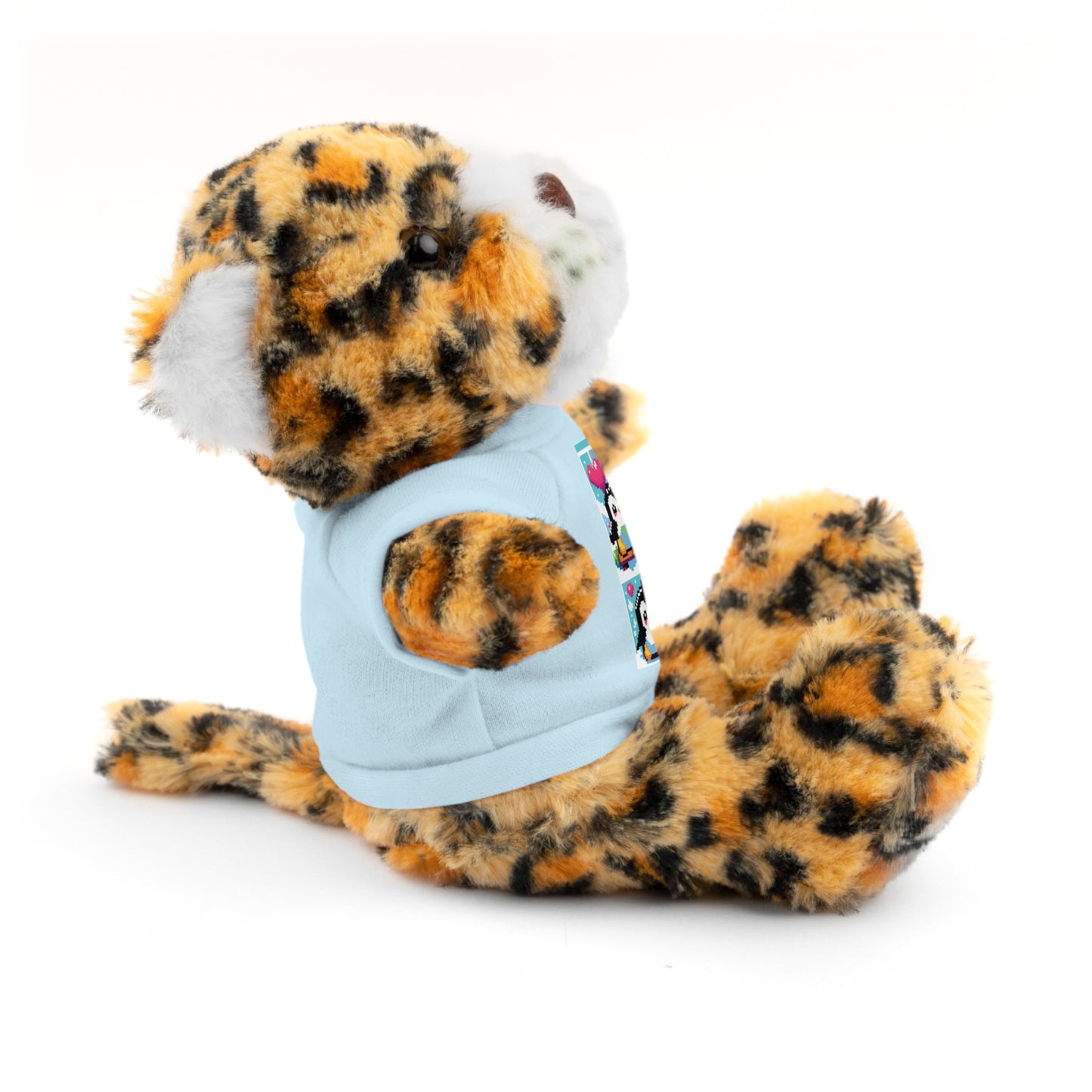 Cute Stuffed Animal with Custom Tee - Perfect Gift for Kids!