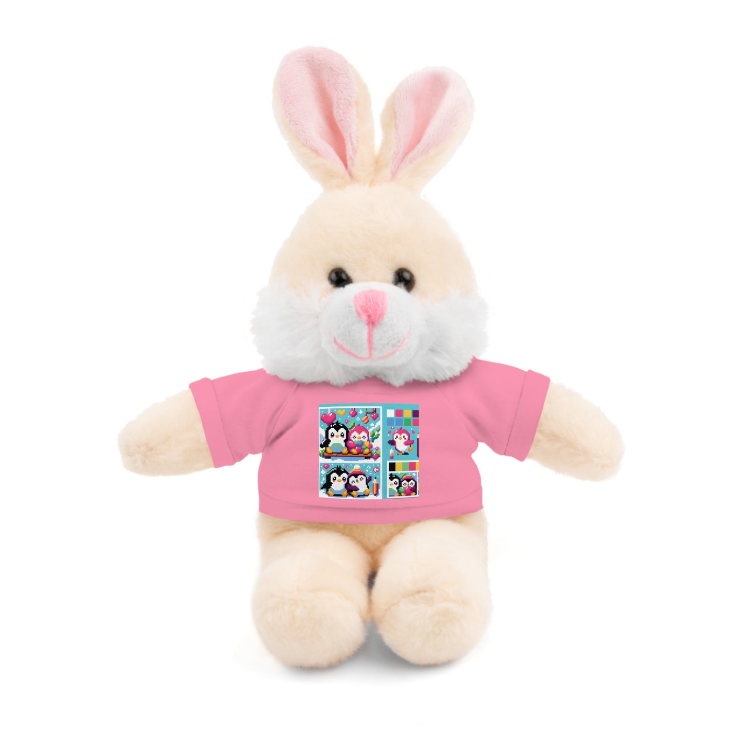 Cute Stuffed Animal with Custom Tee - Perfect Gift for Kids!