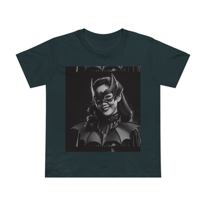 Women’s Black Batgirl Tee - Superhero Graphic T-Shirt for Fans