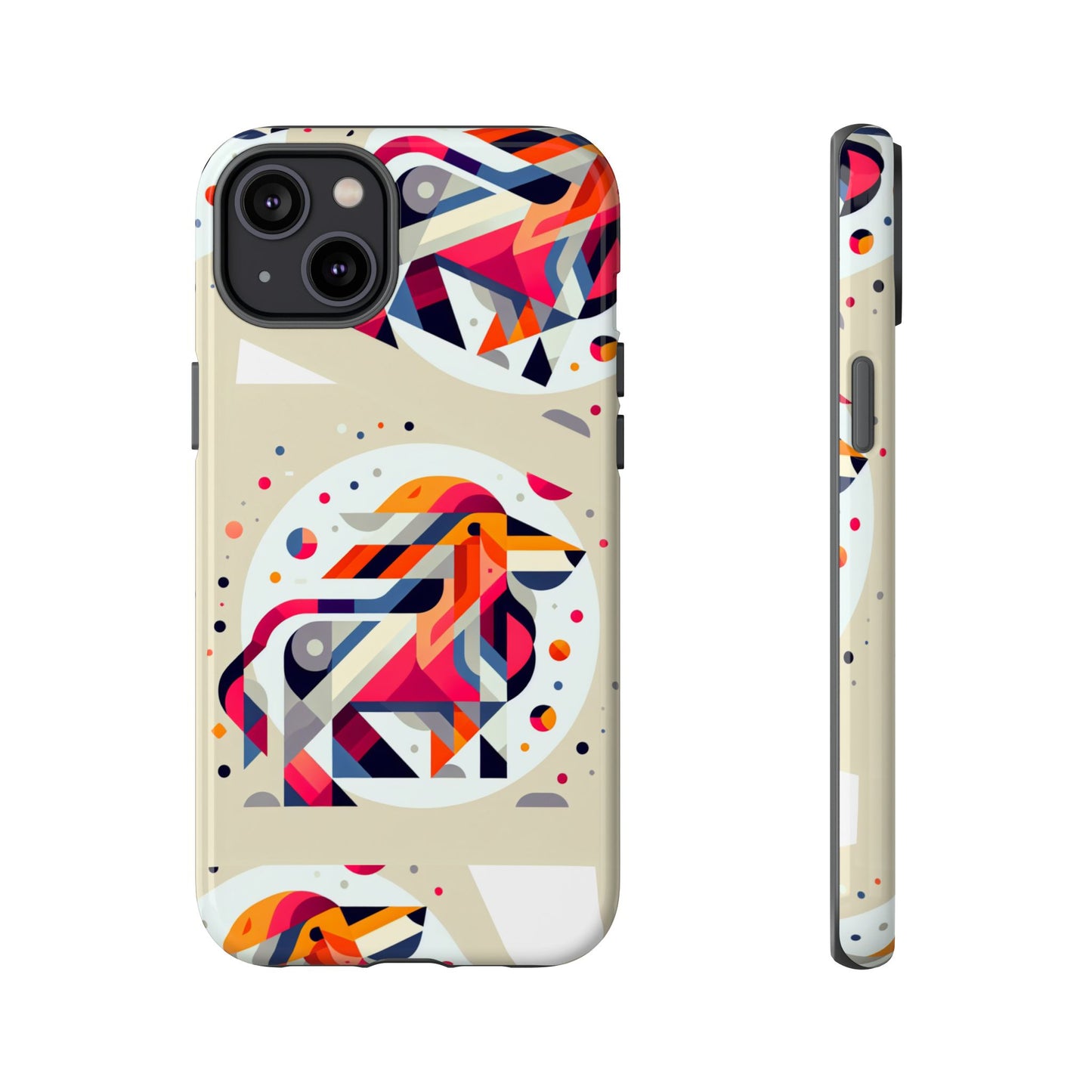 Vibrant Abstract Animal Phone Case - Tough Cases