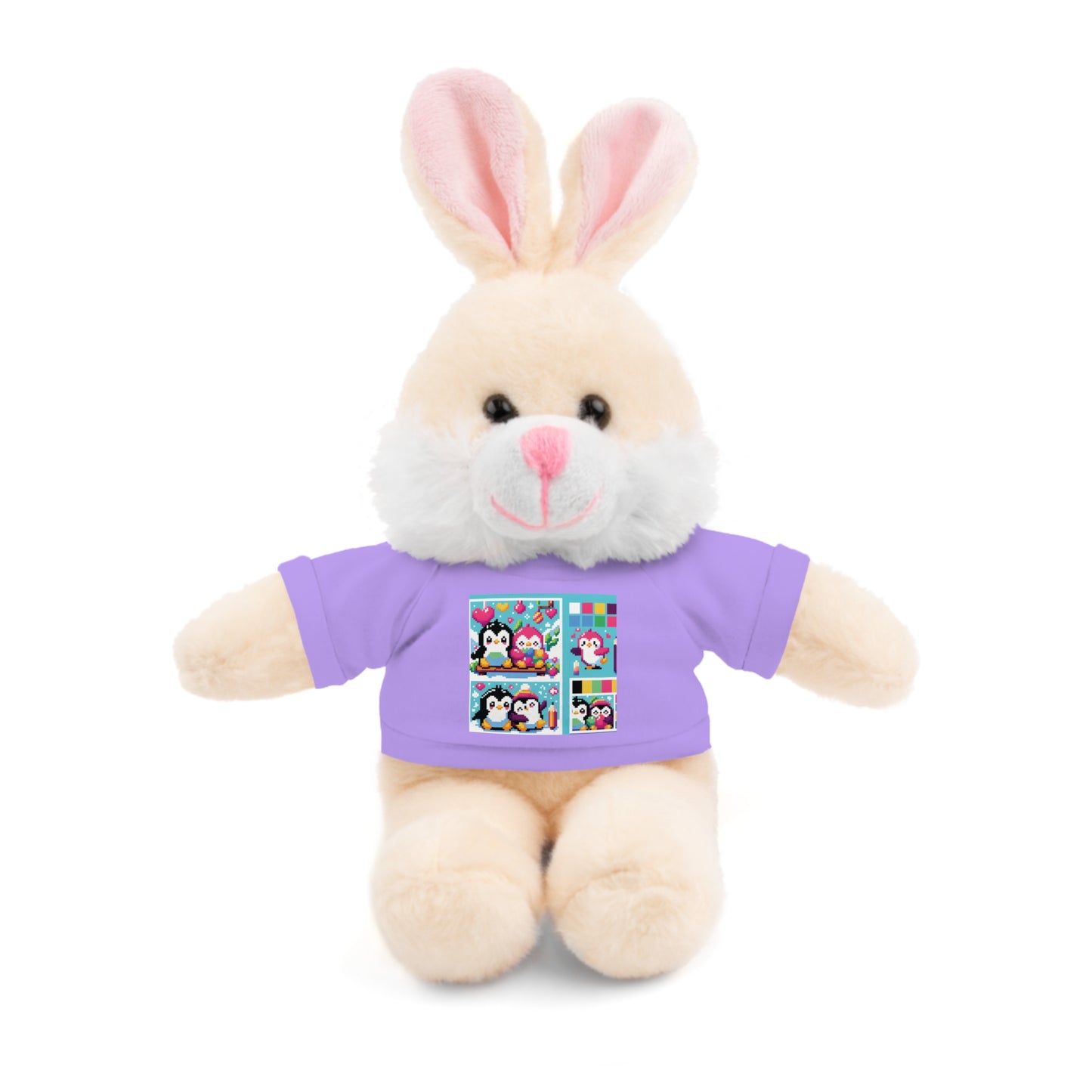 Cute Stuffed Animal with Custom Tee - Perfect Gift for Kids!