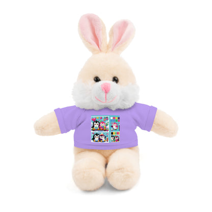 Cute Stuffed Animal with Custom Tee - Perfect Gift for Kids!