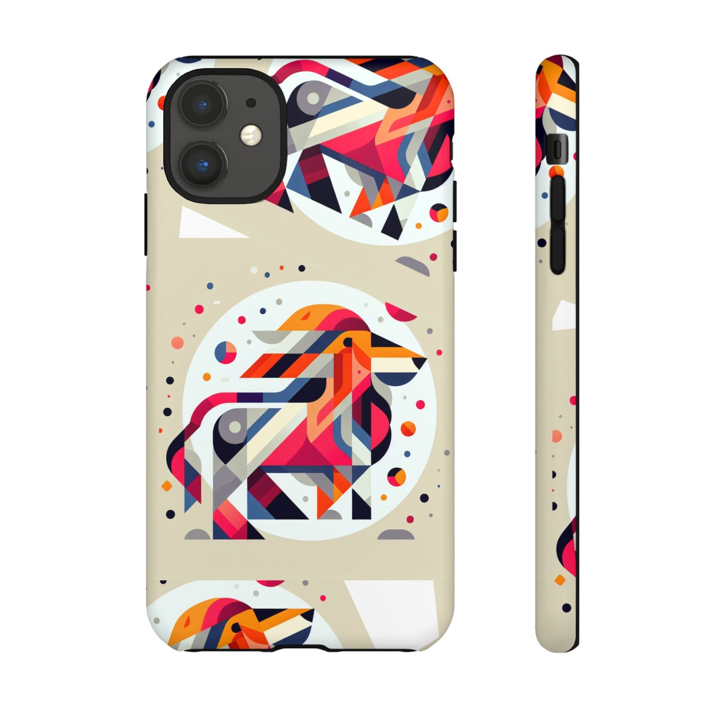 Vibrant Abstract Animal Phone Case - Tough Cases