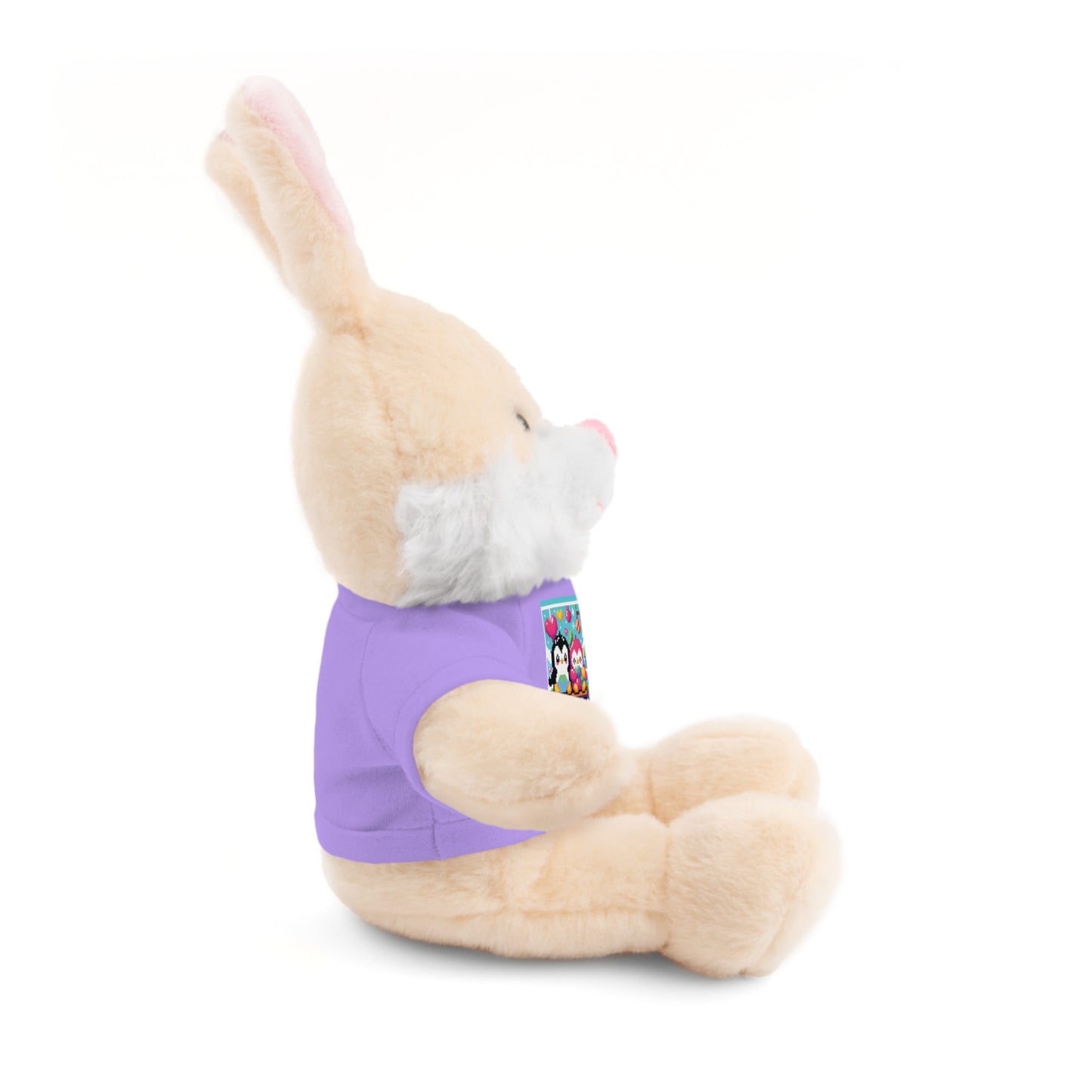 Cute Stuffed Animal with Custom Tee - Perfect Gift for Kids!
