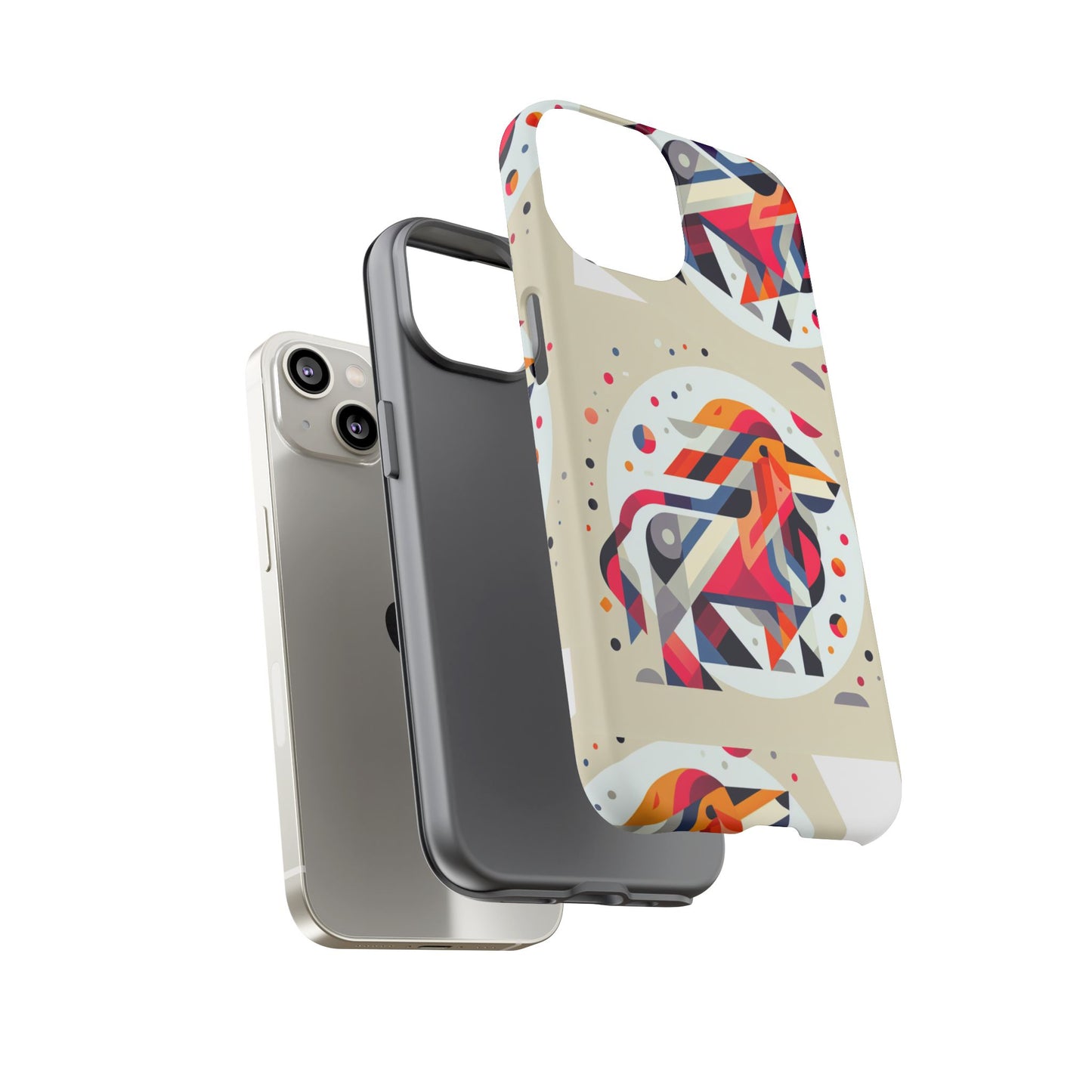 Vibrant Abstract Animal Phone Case - Tough Cases