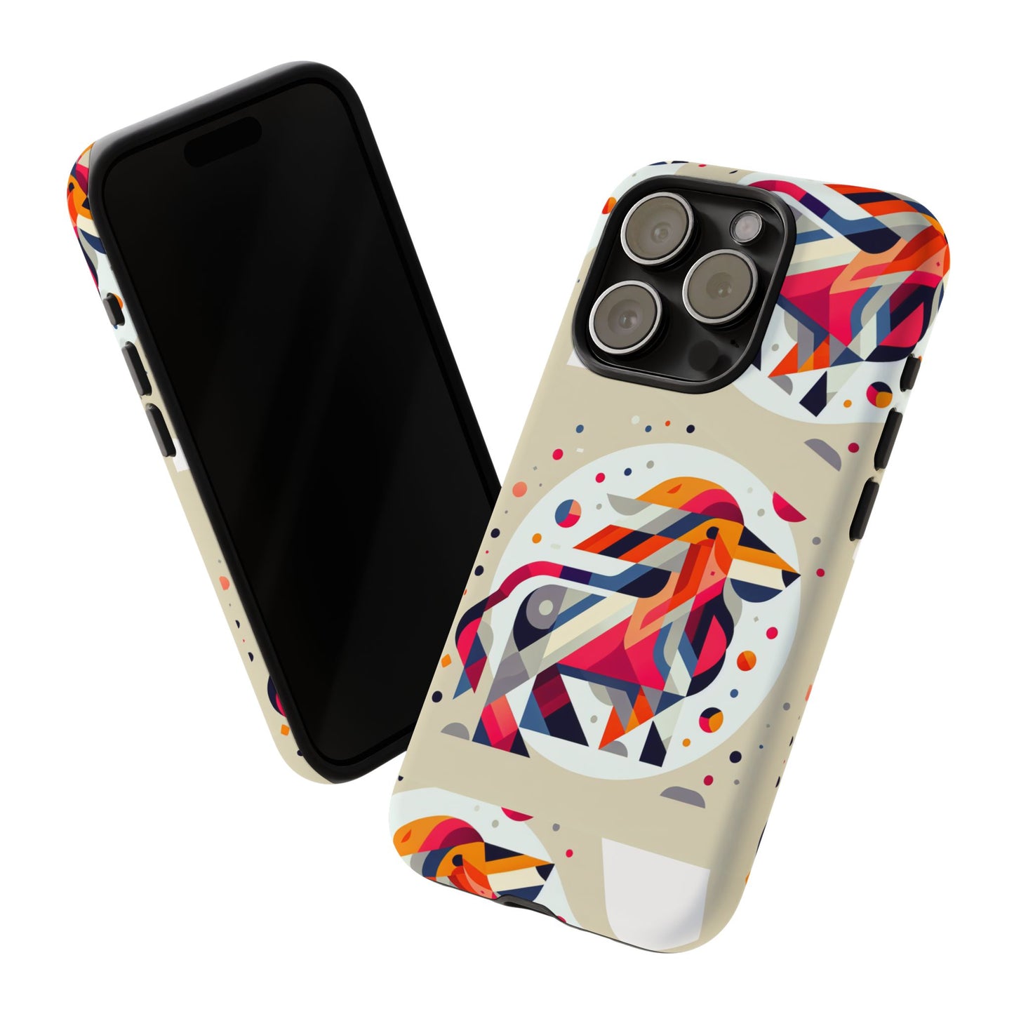 Vibrant Abstract Animal Phone Case - Tough Cases
