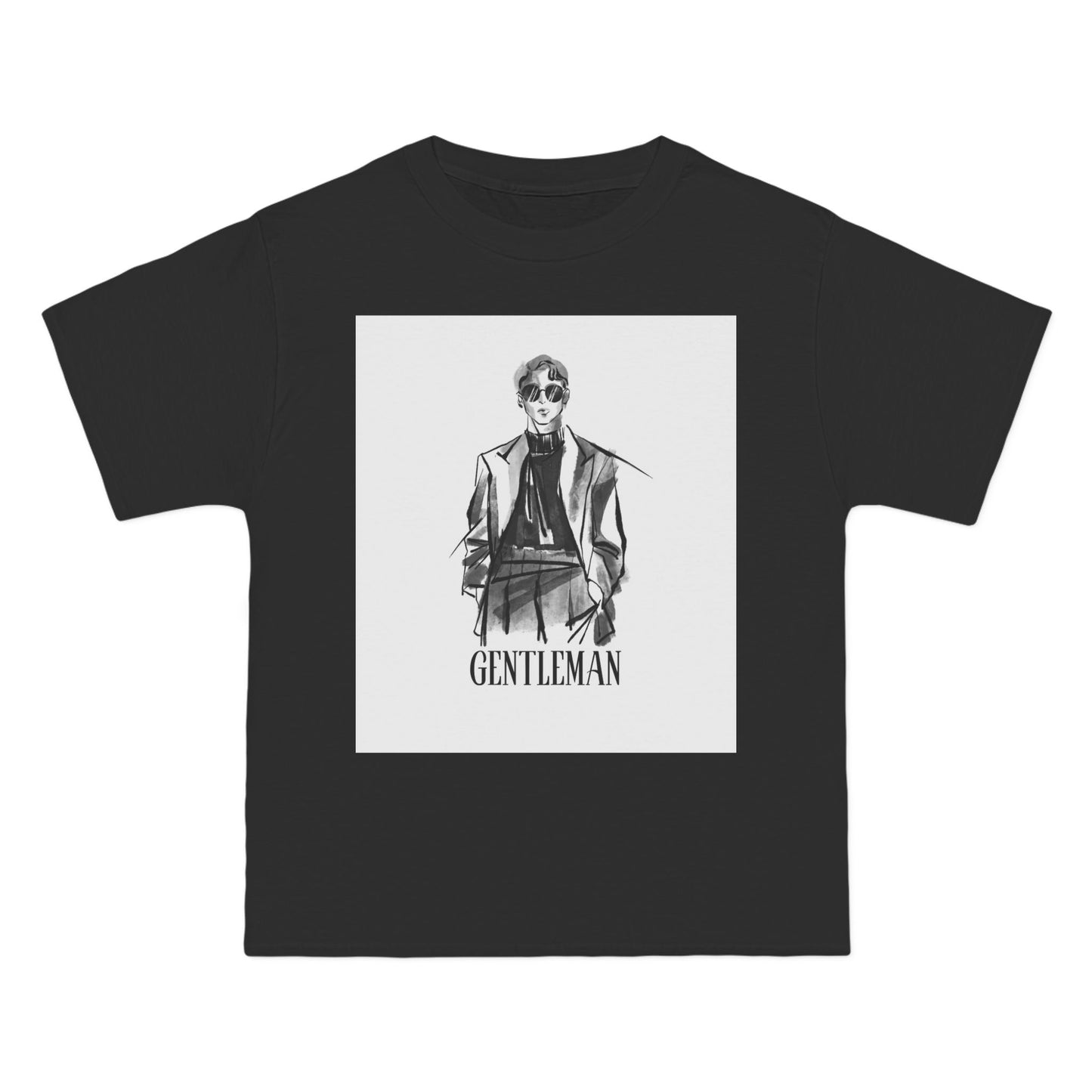 T-Shirt Gentleman Graphic Short-Sleeve