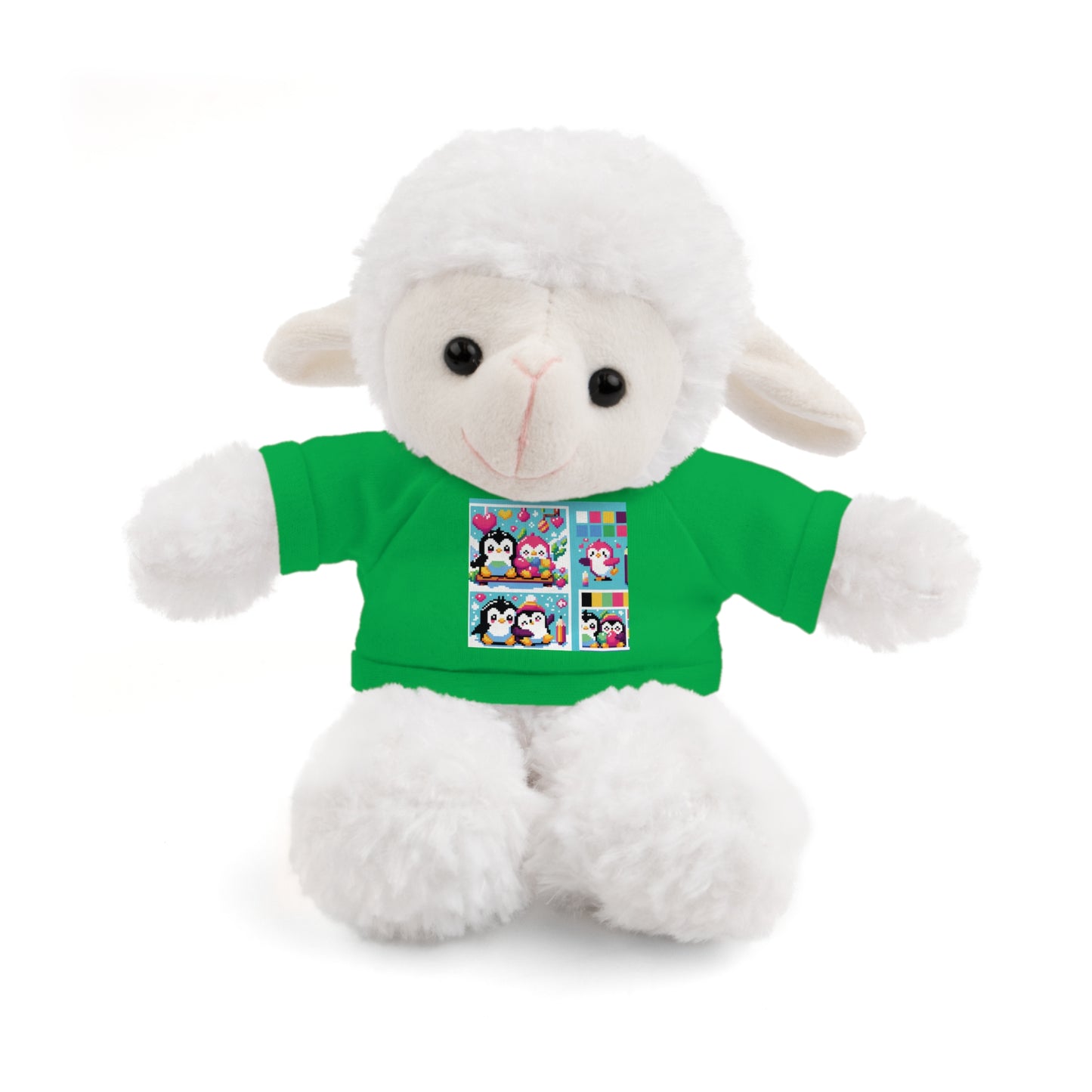 Cute Stuffed Animal with Custom Tee - Perfect Gift for Kids!