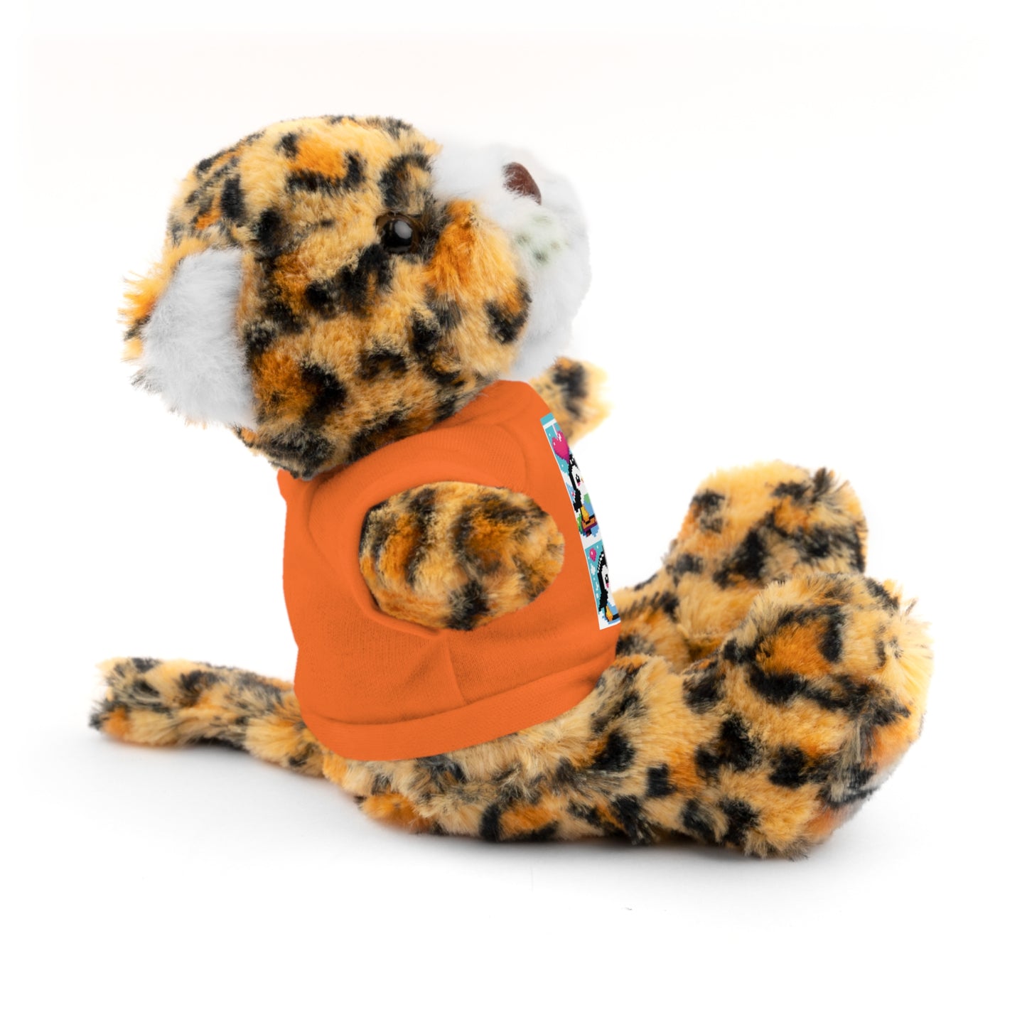 Cute Stuffed Animal with Custom Tee - Perfect Gift for Kids!