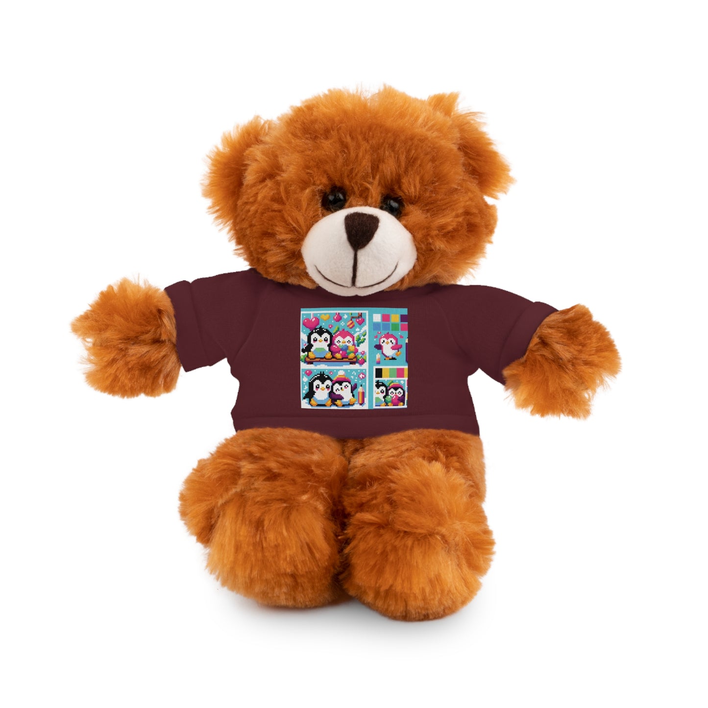 Cute Stuffed Animal with Custom Tee - Perfect Gift for Kids!