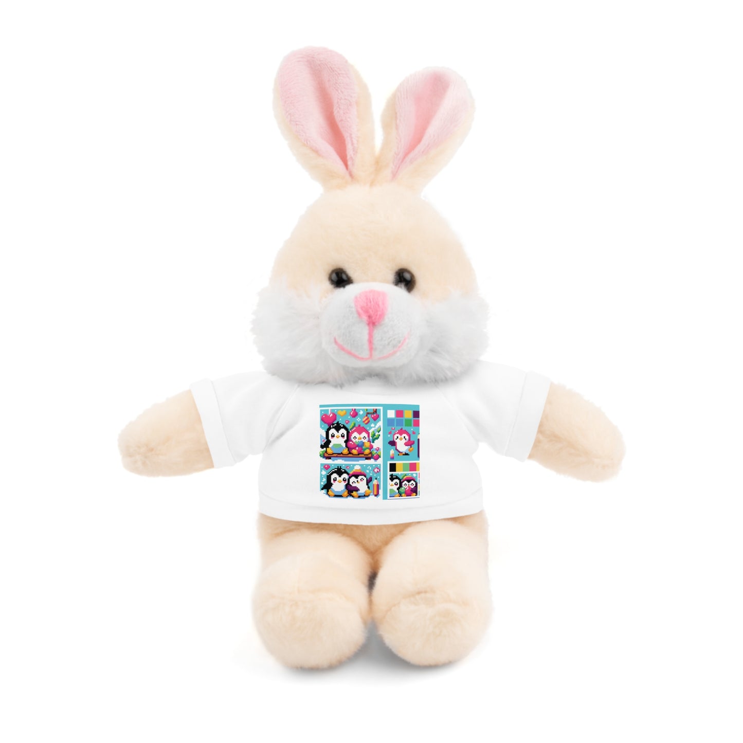 Cute Stuffed Animal with Custom Tee - Perfect Gift for Kids!