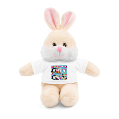 Cute Stuffed Animal with Custom Tee - Perfect Gift for Kids!