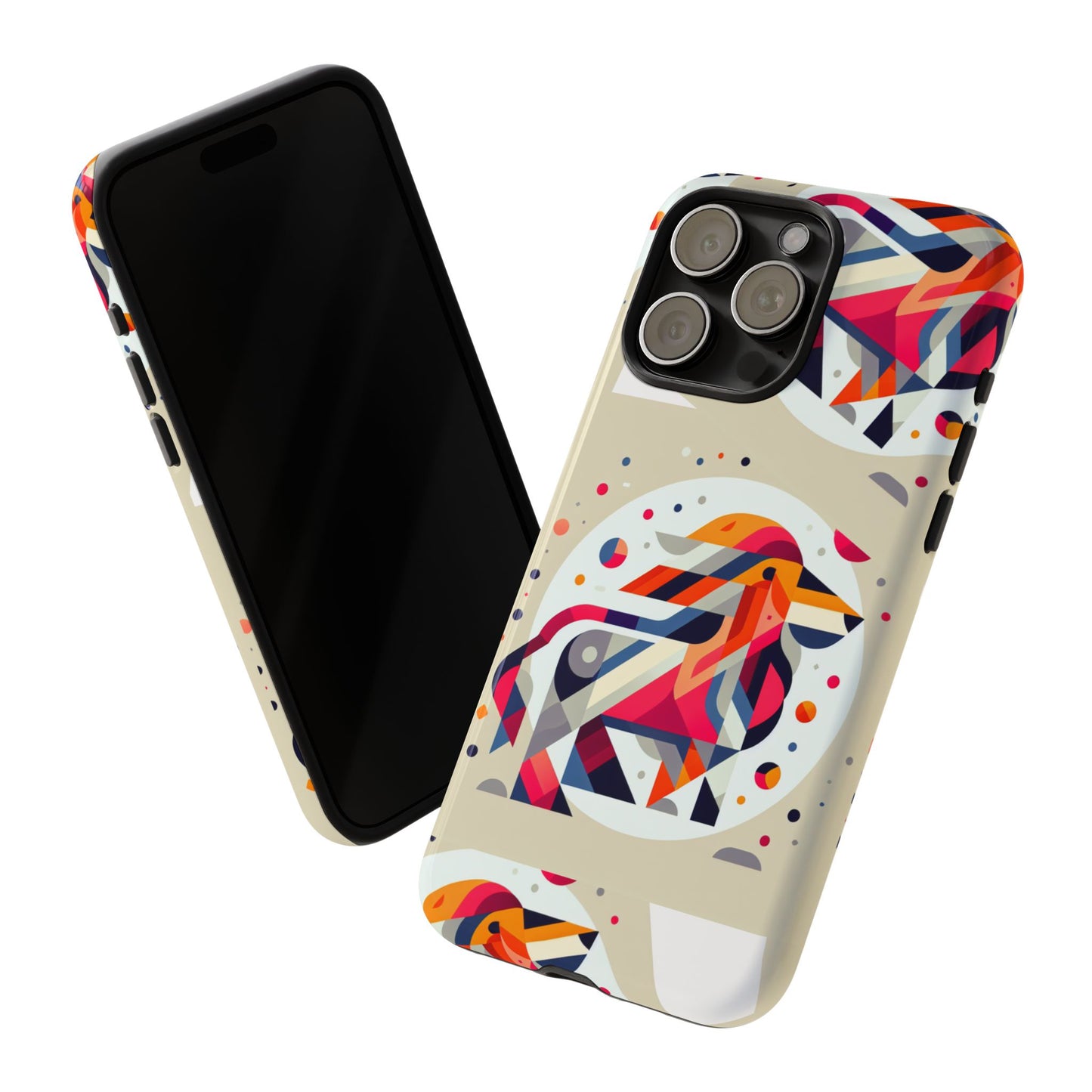 Vibrant Abstract Animal Phone Case - Tough Cases