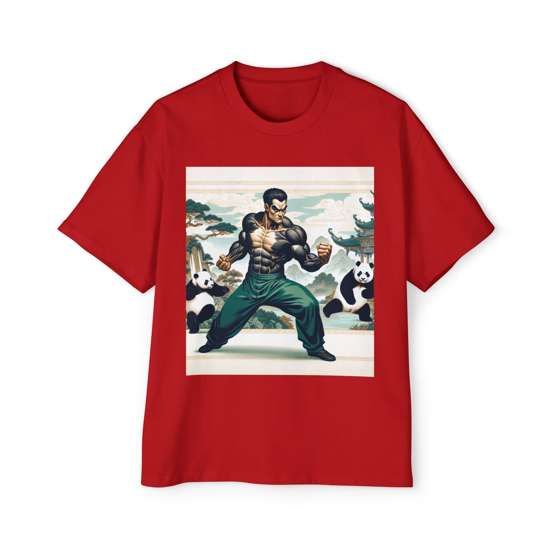 Men's Tee - Thai Lung Kung Fu Panda Oversized T-Shirt