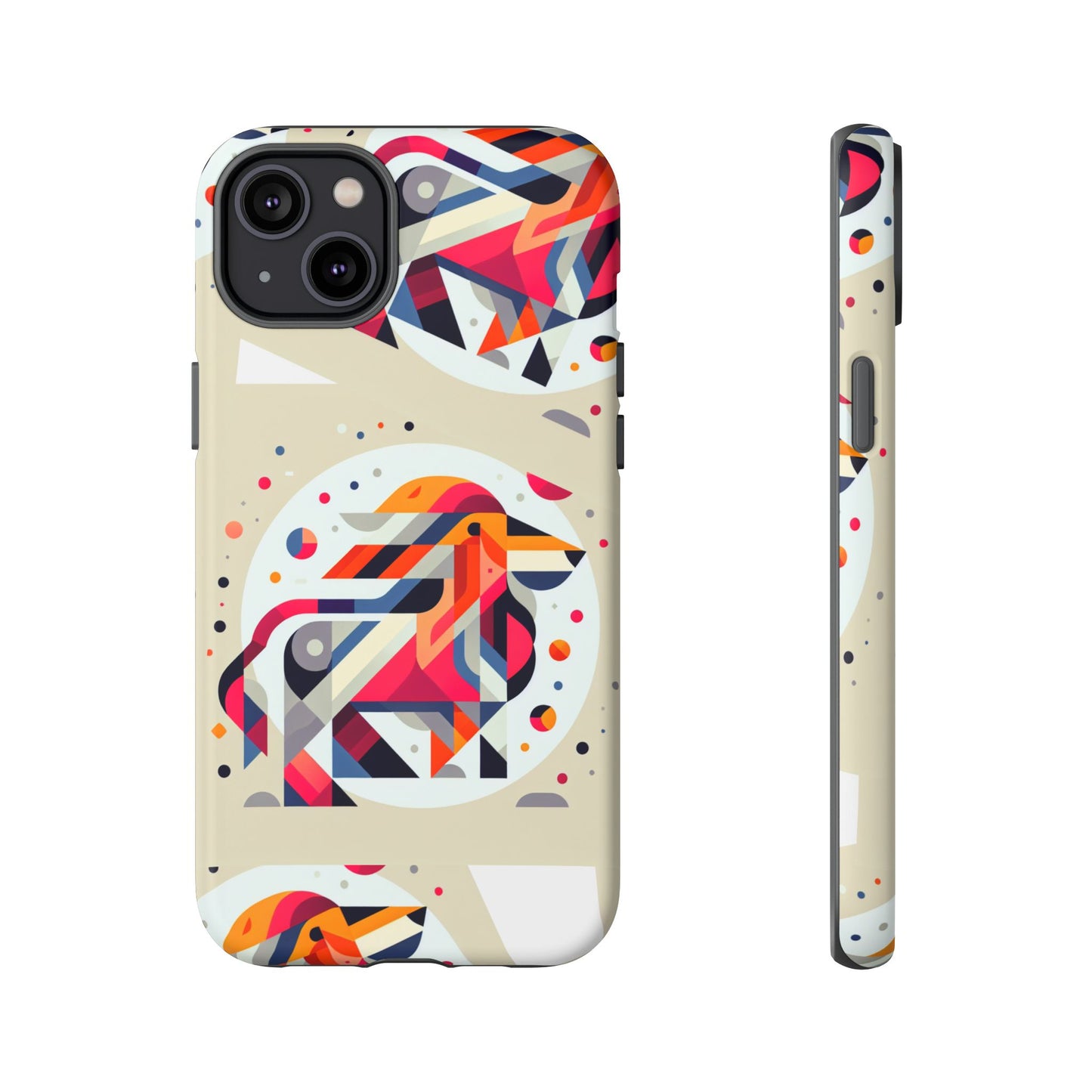 Vibrant Abstract Animal Phone Case - Tough Cases
