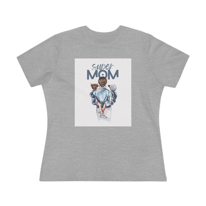 Super Mom Women's Cotton Tee - Perfect Gift for Mother's Day