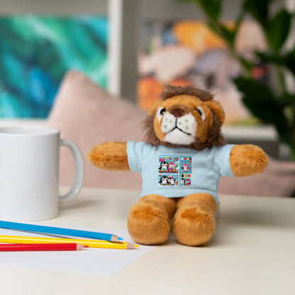 Cute Stuffed Animal with Custom Tee - Perfect Gift for Kids!