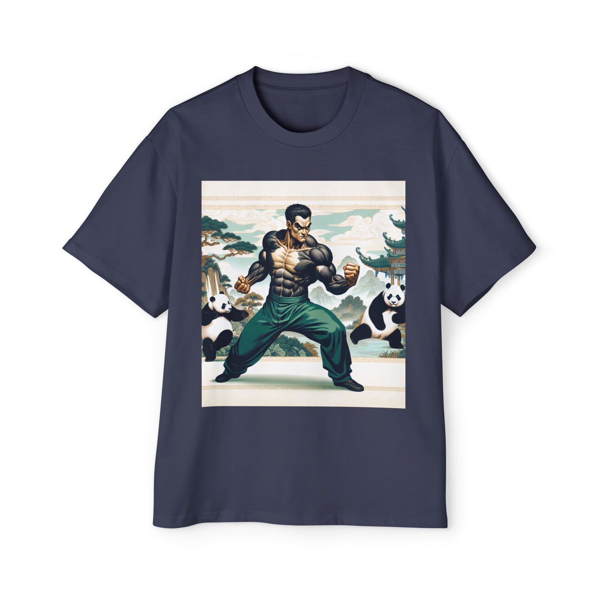 Men's Tee - Thai Lung Kung Fu Panda Oversized T-Shirt