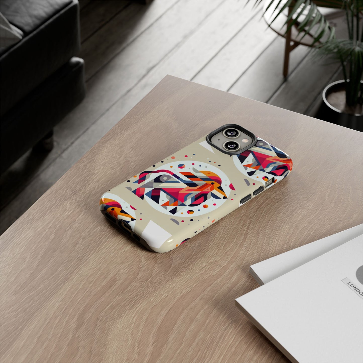Vibrant Abstract Animal Phone Case - Tough Cases