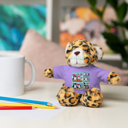 Cute Stuffed Animal with Custom Tee - Perfect Gift for Kids!