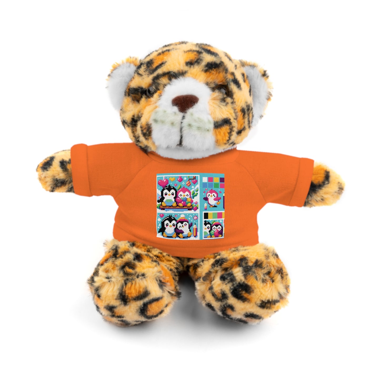 Cute Stuffed Animal with Custom Tee - Perfect Gift for Kids!