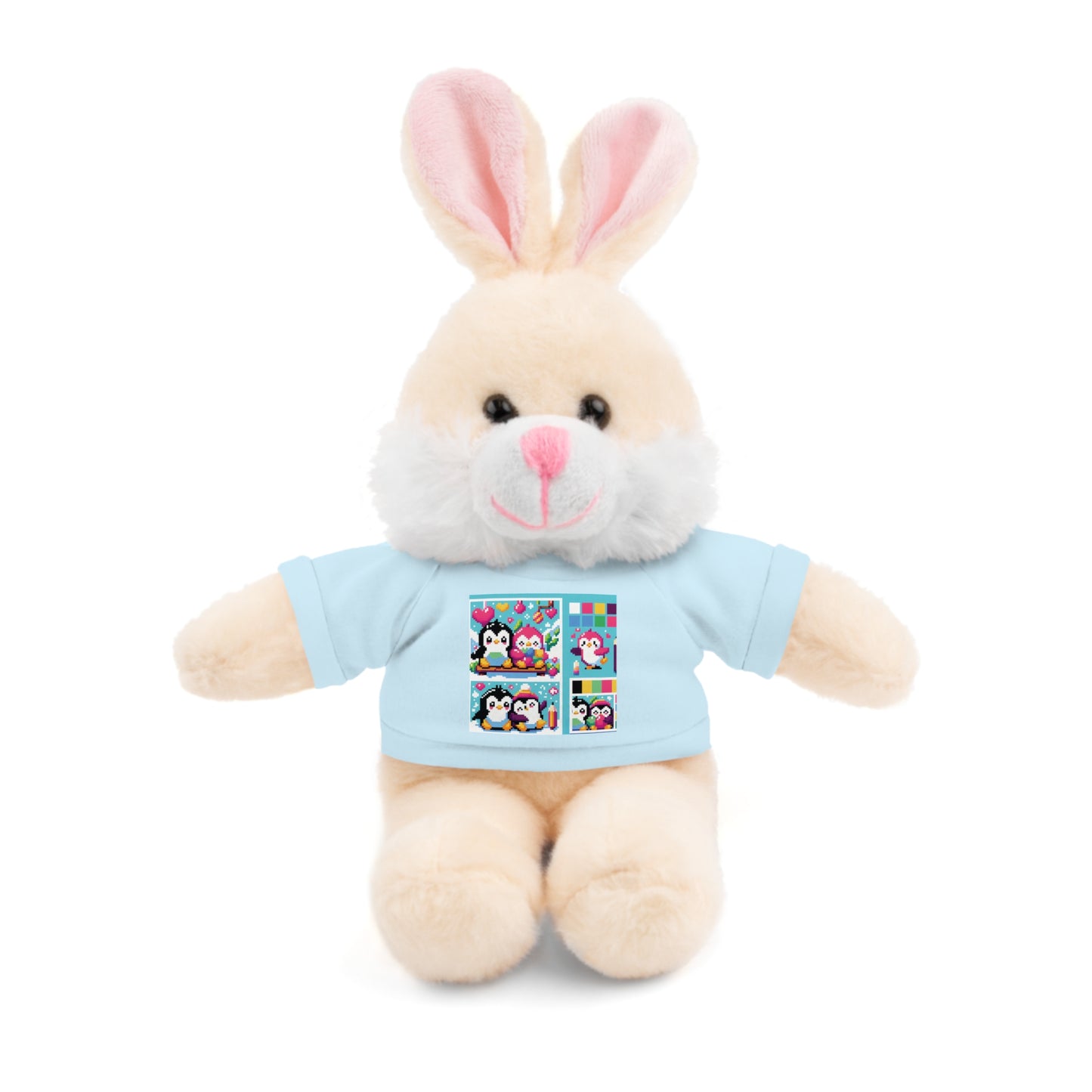 Cute Stuffed Animal with Custom Tee - Perfect Gift for Kids!