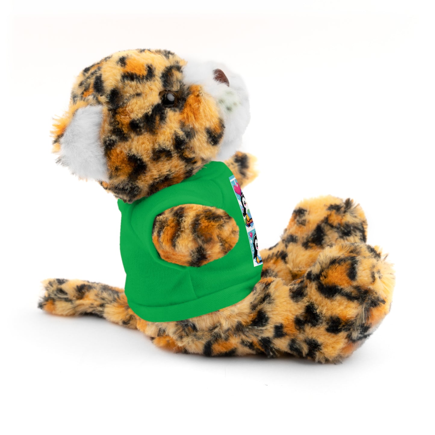Cute Stuffed Animal with Custom Tee - Perfect Gift for Kids!