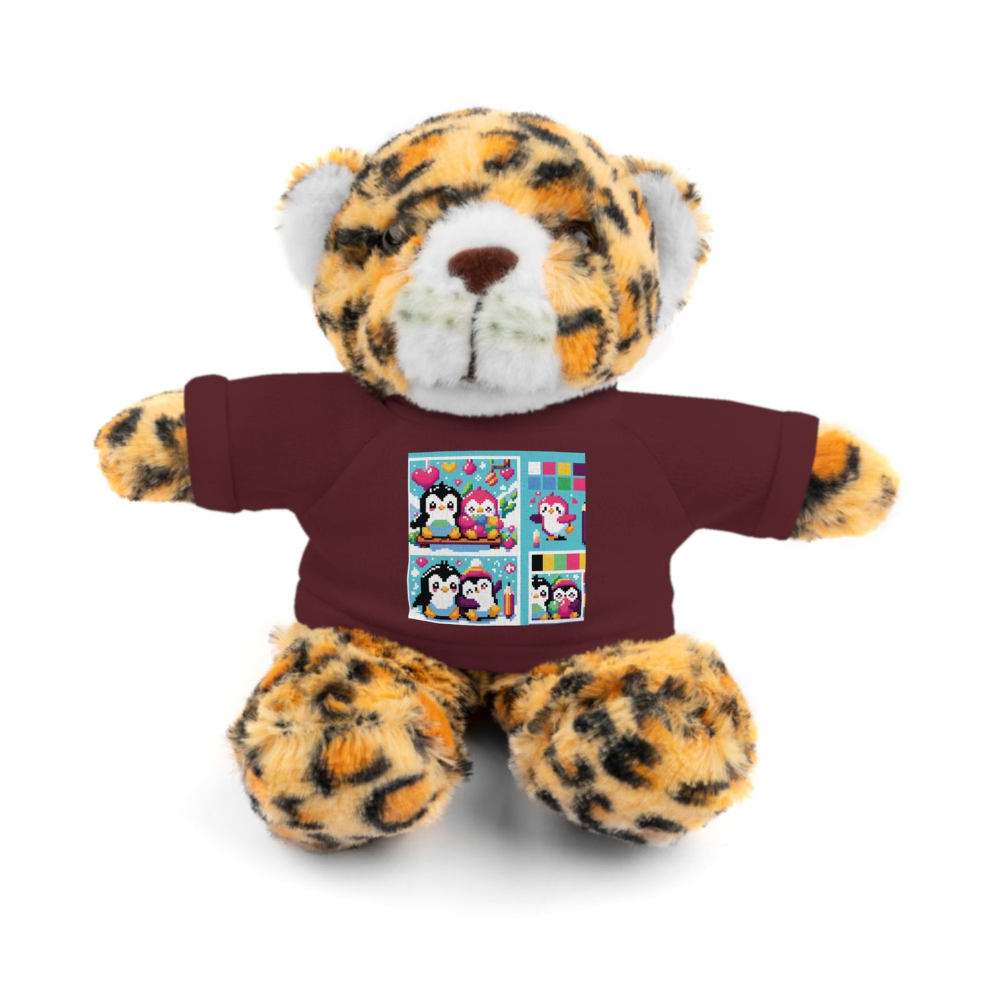 Cute Stuffed Animal with Custom Tee - Perfect Gift for Kids!