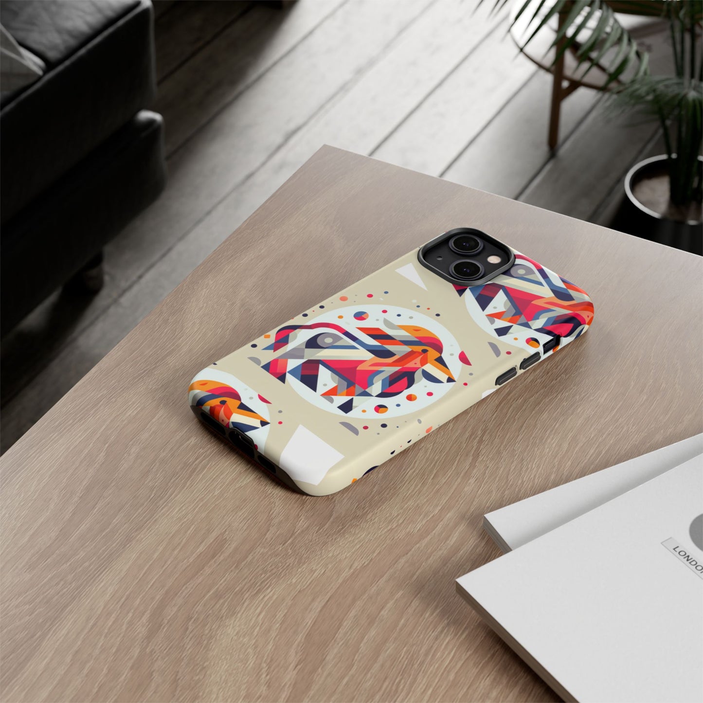 Vibrant Abstract Animal Phone Case - Tough Cases