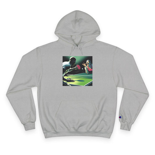 Ping Pong Champion Hoodie - Retro Sports Design